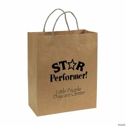 Cheap 😍 10 1/2" x 5 1/4" x 13" Large Brown Kraft Paper Gift Bags - 12 Pc. ✔️ -Party Bags & Containers Shop 10 1 2 x 5 1 4 x 13 large brown kraft paper gift bags 12 pc 48 632 ip