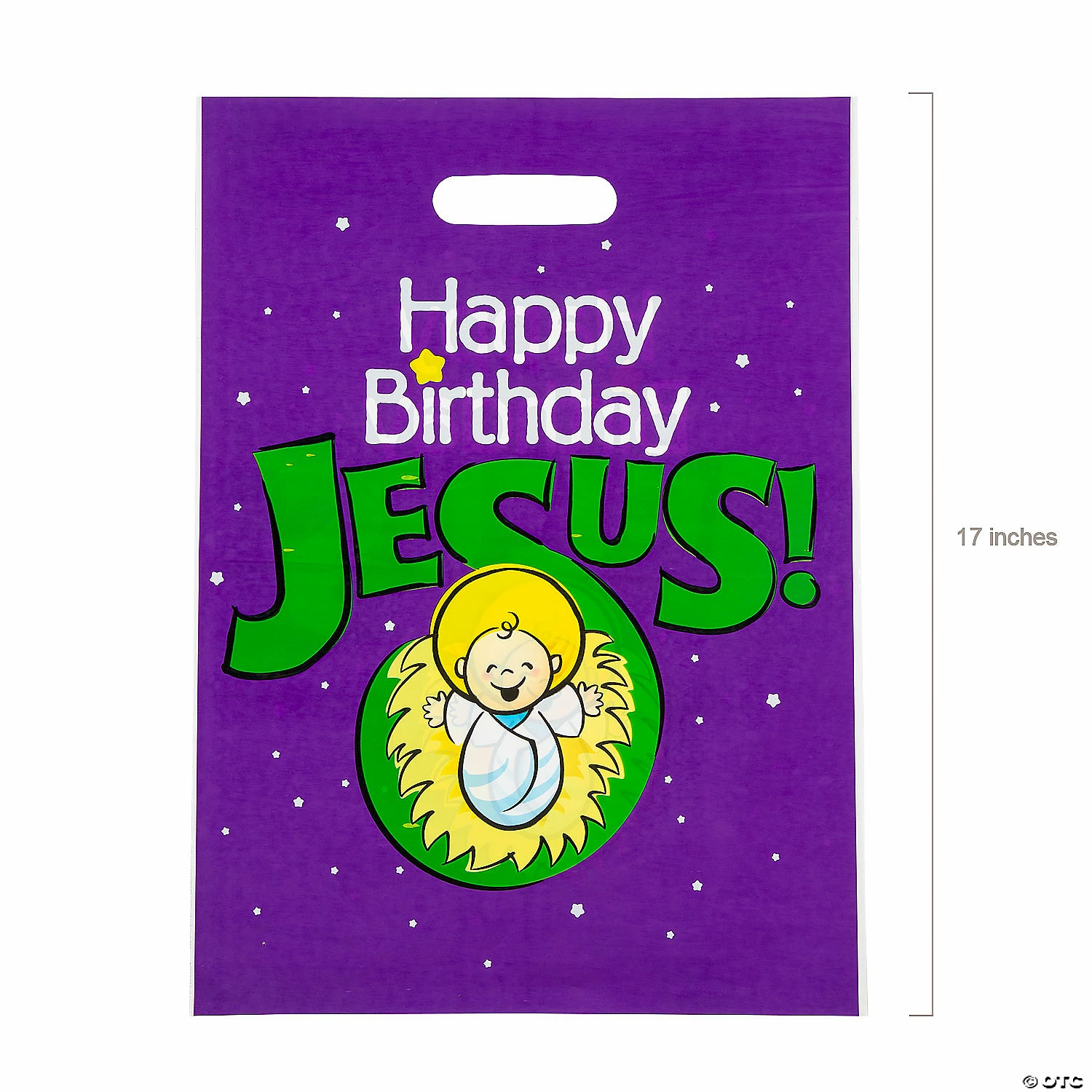 Cheap 😉 12 1/2" x 17" Bulk Happy 🎂 Birthday Jesus Plastic Goody Bags - 50 Pc. 😍 2 Cheap 😉 12 1/2" x 17" Bulk Happy 🎂 Birthday Jesus Plastic Goody Bags - 50 Pc. 😍 - Image 2