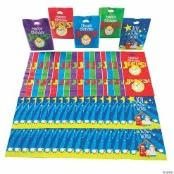 Hot Sale 👏 12 1/2" x 17" Bulk Large Religious 🎄 Christmas Plastic Goody Bags - 250 Pc. 🎁