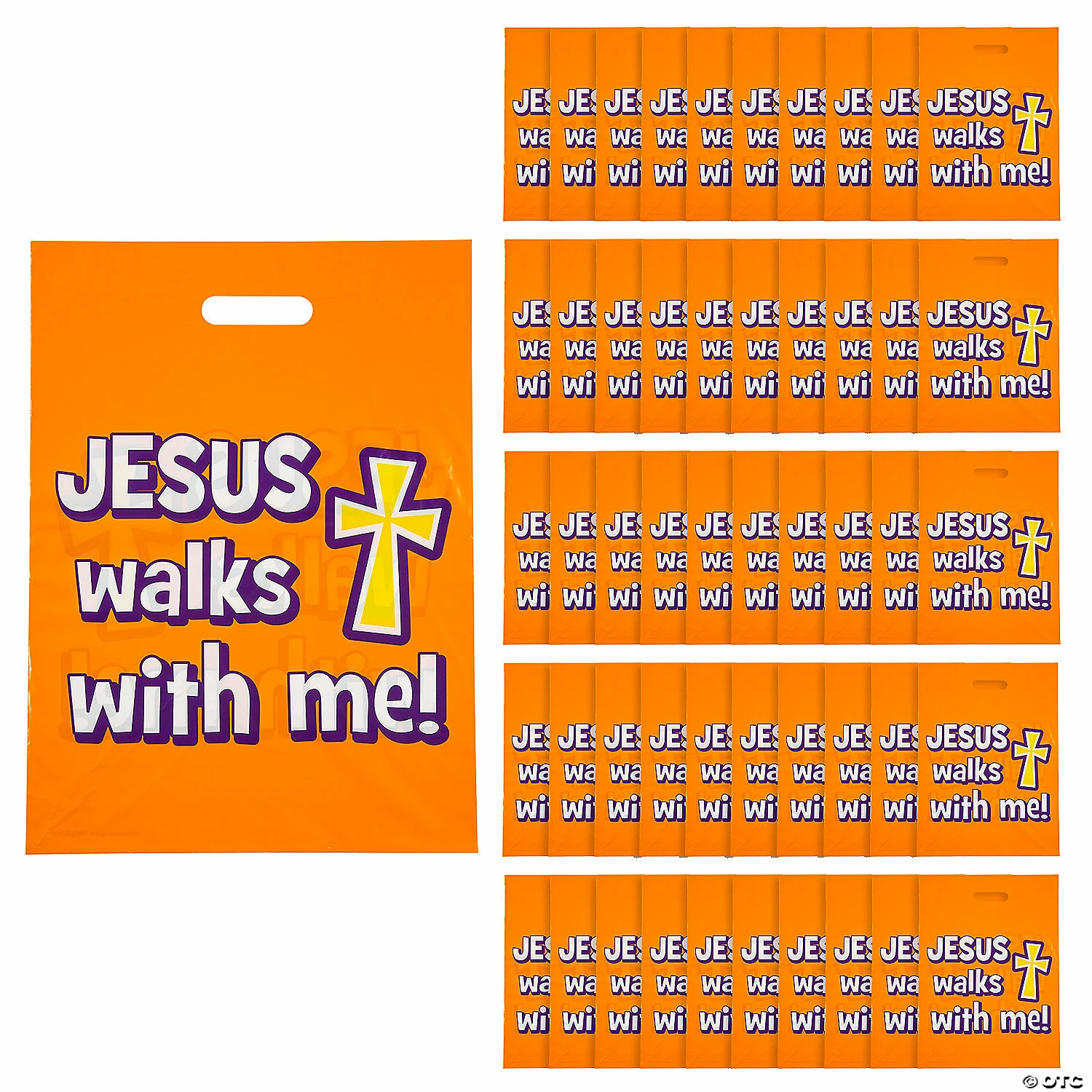 Buy ❤️ 12 1/2" x 17" Bulk Walk Safely with Jesus Goody Bags - 50 Pc. 🎉 1 Buy ❤️ 12 1/2" x 17" Bulk Walk Safely with Jesus Goody Bags - 50 Pc. 🎉
