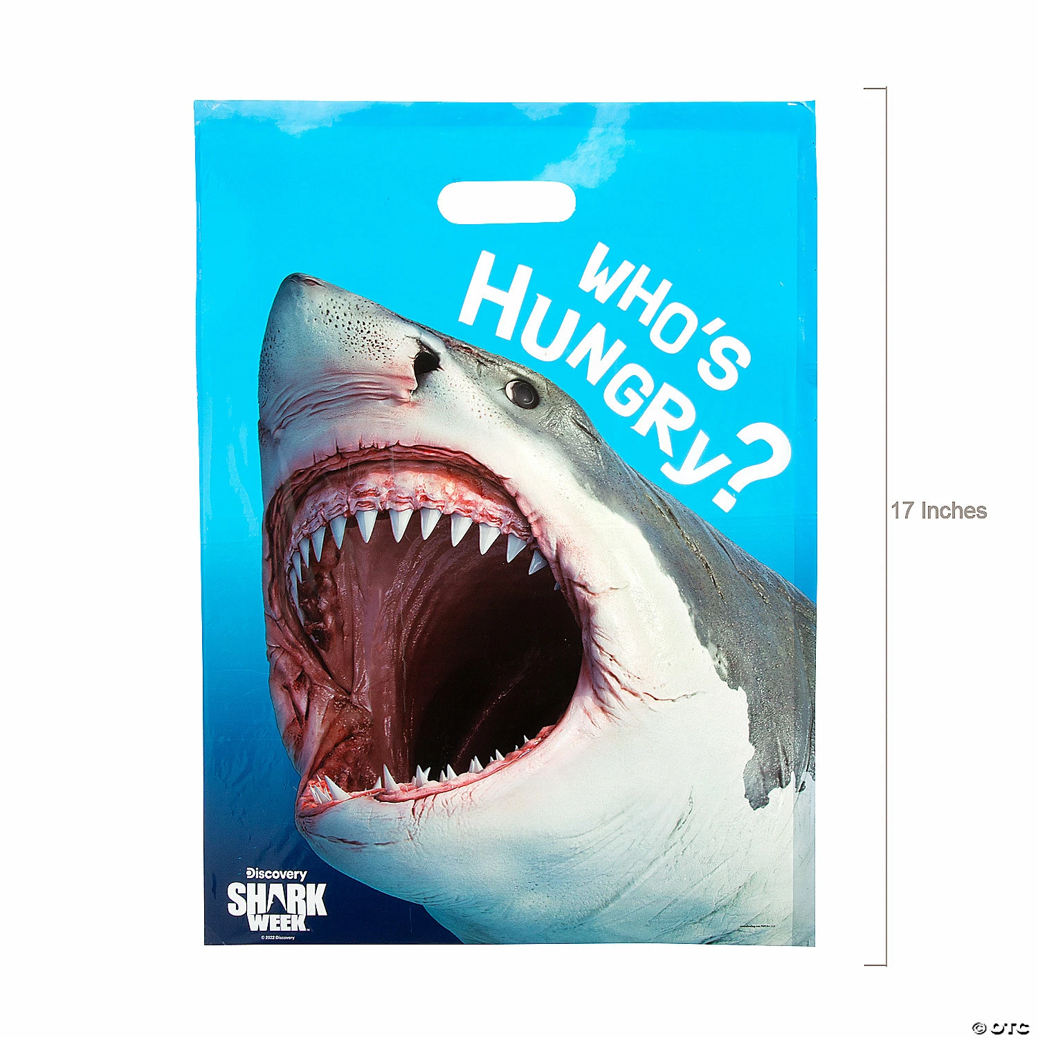 Cheap 🥰 12 1/2" x 17" Discovery Shark Week™ Plastic Goody Bags – 50 Pc. 🔥 2 Cheap 🥰 12 1/2" x 17" Discovery Shark Week™ Plastic Goody Bags – 50 Pc. 🔥 - Image 2