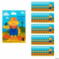 Best Sale โญ 12 1/2" x 17" Large Plastic Harvest Inspirations Goody Bags - 50 Pc. ๐