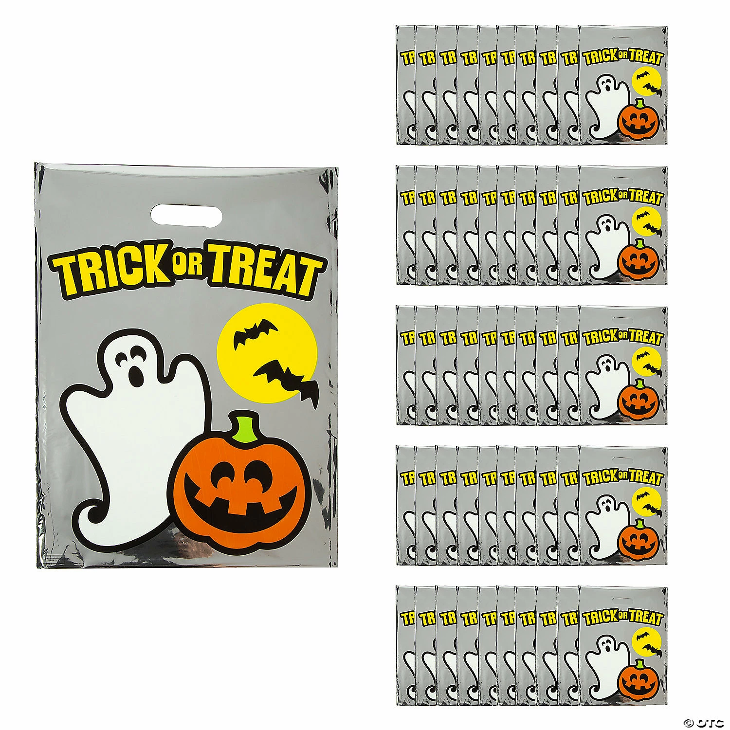 Buy β€οΈ 12 1/2" x 17" Plastic Reflective π Halloween Goody Bags - 50 Pc. π 1 Buy β€οΈ 12 1/2" x 17" Plastic Reflective π Halloween Goody Bags - 50 Pc. π