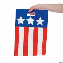 Wholesale 🧨 12" x 17" Plastic Patriotic Goody Bags - 50 Pc. 🛒 -Party Bags & Containers Shop 12 x 17 plastic patriotic goody bags 50 pc 13647881 a02
