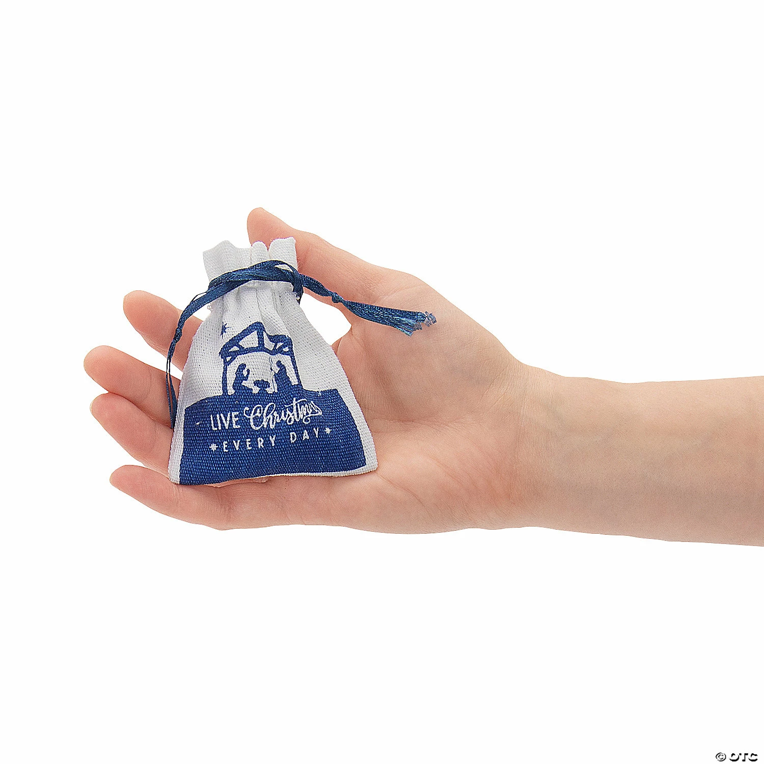 Best Pirce π 2 1/2" x 3 1/2" Mini Nativity Canvas Drawstring Bags - 12 Pc. π 2 Best Pirce π 2 1/2" x 3 1/2" Mini Nativity Canvas Drawstring Bags - 12 Pc. π - Image 2