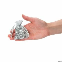 Discount ๐คฉ Mini Organza Drawstring Treat Bags - 50 Pc. ๐ 5 Discount ๐คฉ Mini Organza Drawstring Treat Bags - 50 Pc. ๐ -Party Bags & Containers Shop 2 1 2 x 3 1 2 mini silver organza drawstring treat bags 50 pc 3 5938 a02