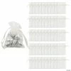 Deals ❤️ Mini Organza Drawstring Treat Bags - 50 Pc. 😍