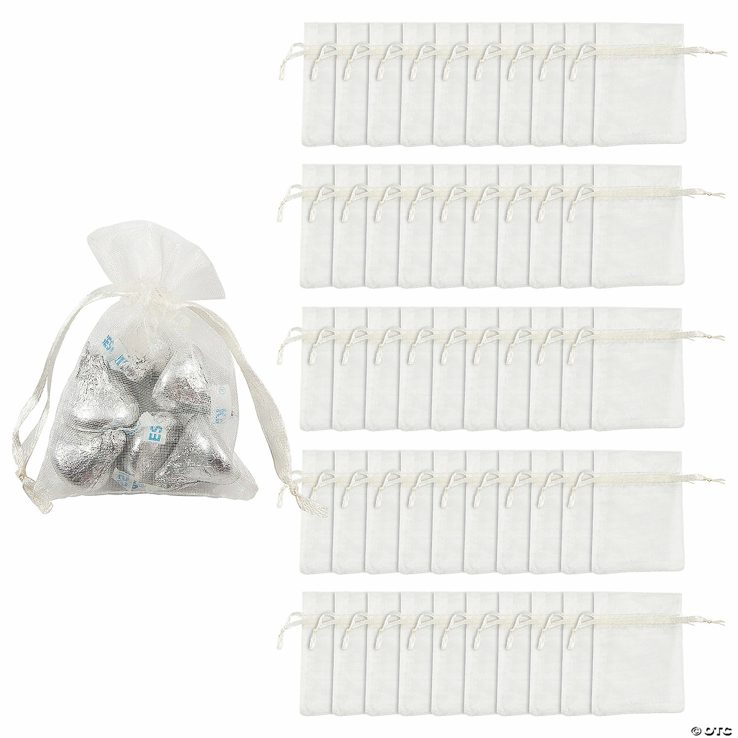 Deals โค๏ธ Mini Organza Drawstring Treat Bags - 50 Pc. ๐ 1 Deals โค๏ธ Mini Organza Drawstring Treat Bags - 50 Pc. ๐