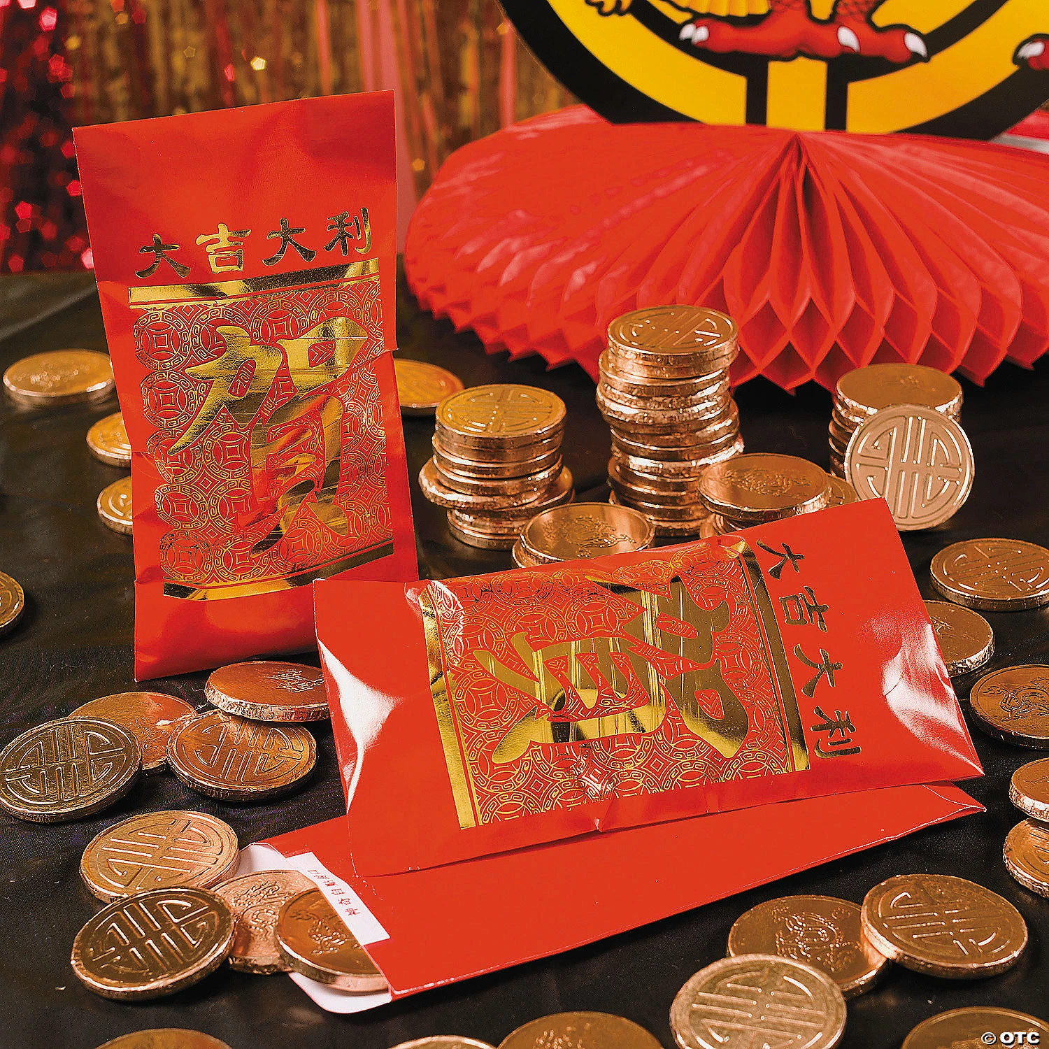 Promo β 3 1/2" x 7 1/4" Mini Lucky Money Paper Treat Bags - 24 Pc. π 3 Promo β 3 1/2" x 7 1/4" Mini Lucky Money Paper Treat Bags - 24 Pc. π - Image 3