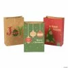 Discount 💯 4 1/2" x 6 1/2" Medium 🎄 Christmas Paper Sack Treat Bags - 24 Pc. 🌟