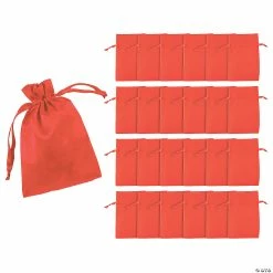Promo π Mini Satin Drawstring Bags - 24 Pc. π