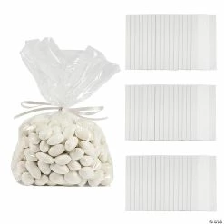 Best deal ✨ 5 1/2" x 11" Clear Cellophane Treat Bags - 50 Pc. 🔥
