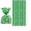 Brand new ✔️ 5 1/2" x 3 1/4" x 11" Medium Shamrock Cellophane Bags - 12 Pc. 👍