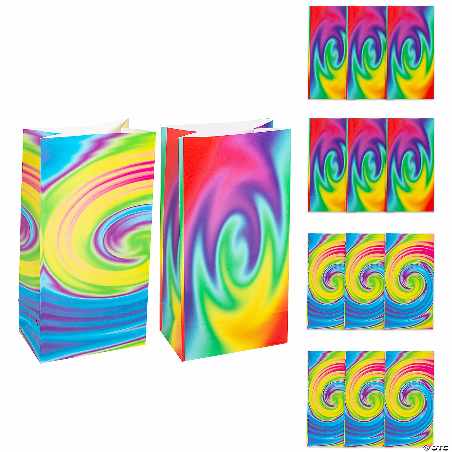 Cheapest β 5 1/4" x 10" Tie-Dyed Treat Bags - 12 Pc. π₯° 1 Cheapest β 5 1/4" x 10" Tie-Dyed Treat Bags - 12 Pc. π₯°
