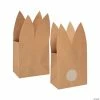 Buy ⌛ 5 1/4" x 3 1/4" x 10" Medium Bunny Ear Kraft Paper Goody Bags - 12 Pc. ❤️