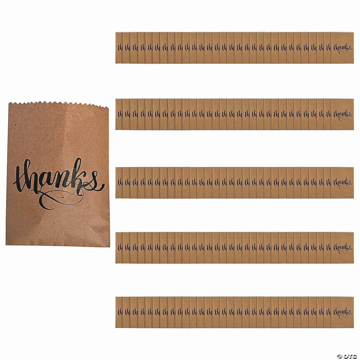 Buy โ 5 3/4" x 8" Bulk Thanks Treat Bags - 150 Pc. ๐ฅฐ 1 Buy โ 5 3/4" x 8" Bulk Thanks Treat Bags - 150 Pc. ๐ฅฐ