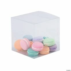 Discount ⭐ 5" Clear Favor Boxes - 24 Pc. 🧨