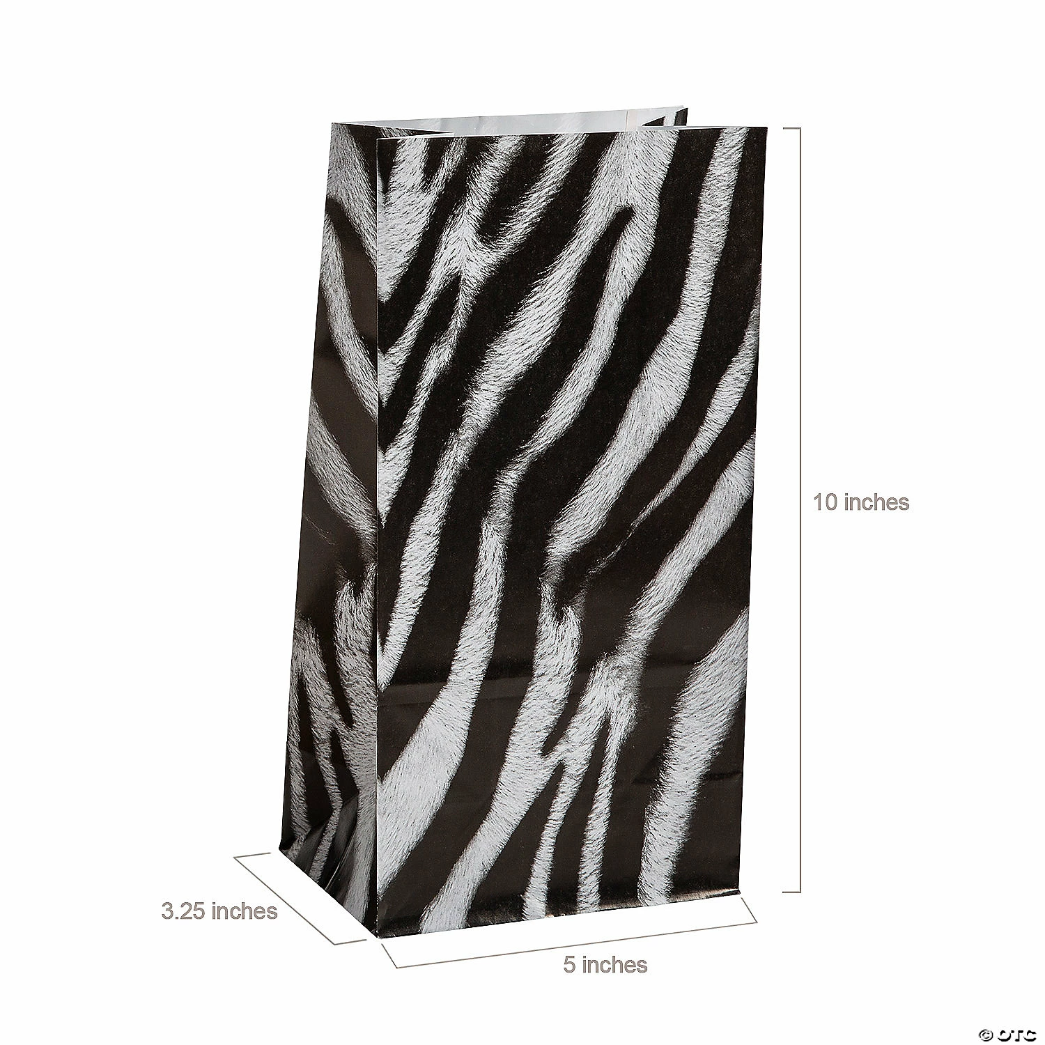 Budget π€© 5" x 10" Animal Print Paper Treat Bags - 12 Pc. π 2 Budget π€© 5" x 10" Animal Print Paper Treat Bags - 12 Pc. π - Image 2