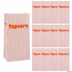 Cheapest 😀 5" x 10" Popcorn Paper Bags - 12 Pc. 🧨