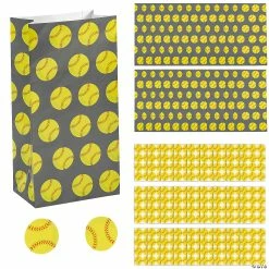Best deal π 5" x 10" π₯ Softball Paper Treat Bags - 48 Pc. π§¨