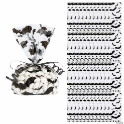 Buy 😀 5" x 11 1/2" Bulk Bat Print Cellophane Bags - 50 Pc. 😀