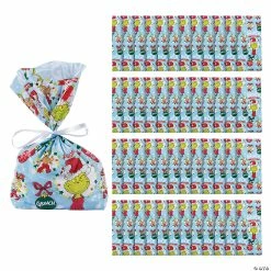 Brand new 😉 5" x 11 1/2" Bulk Dr. Seuss™ The Grinch Cellophane Bags - 144 Pc. 👍