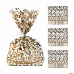 Best Pirce 🔥 Swirl Favor Cellophane Bags - 12 Pc. ⌛