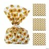 Best reviews of ❤️ 5" x 11 1/2" Sunflower Cellophane Treat Bags - 12 Pc. 💯