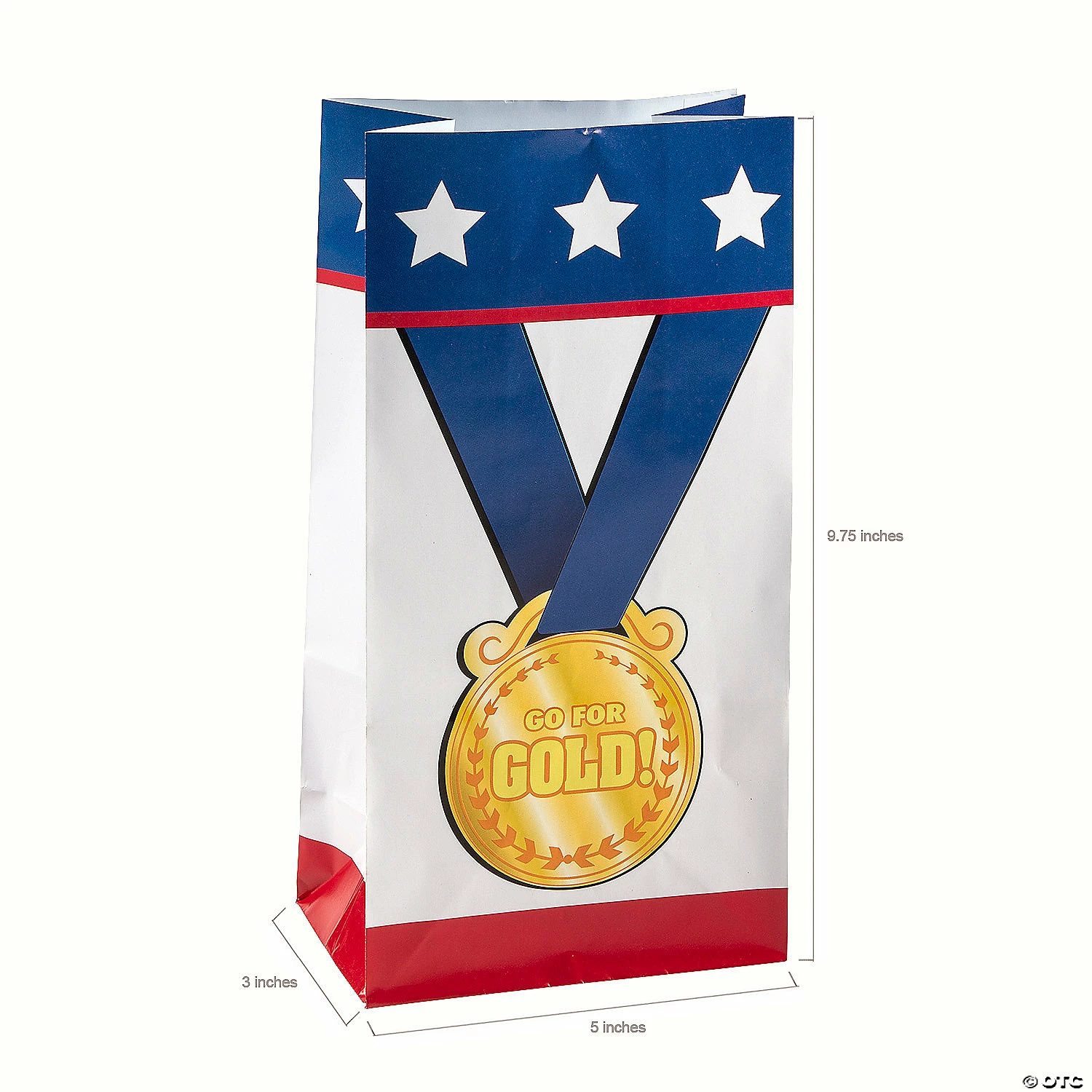Discount 𧨠5" x 3" x 9 3/4" Small Award Medal Paper Goody Bags - 12 Pc. π― 2 Discount 𧨠5" x 3" x 9 3/4" Small Award Medal Paper Goody Bags - 12 Pc. π― - Image 2