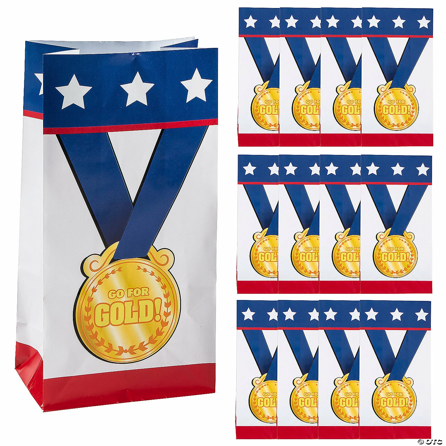 Discount 𧨠5" x 3" x 9 3/4" Small Award Medal Paper Goody Bags - 12 Pc. π― 1 Discount 𧨠5" x 3" x 9 3/4" Small Award Medal Paper Goody Bags - 12 Pc. π―
