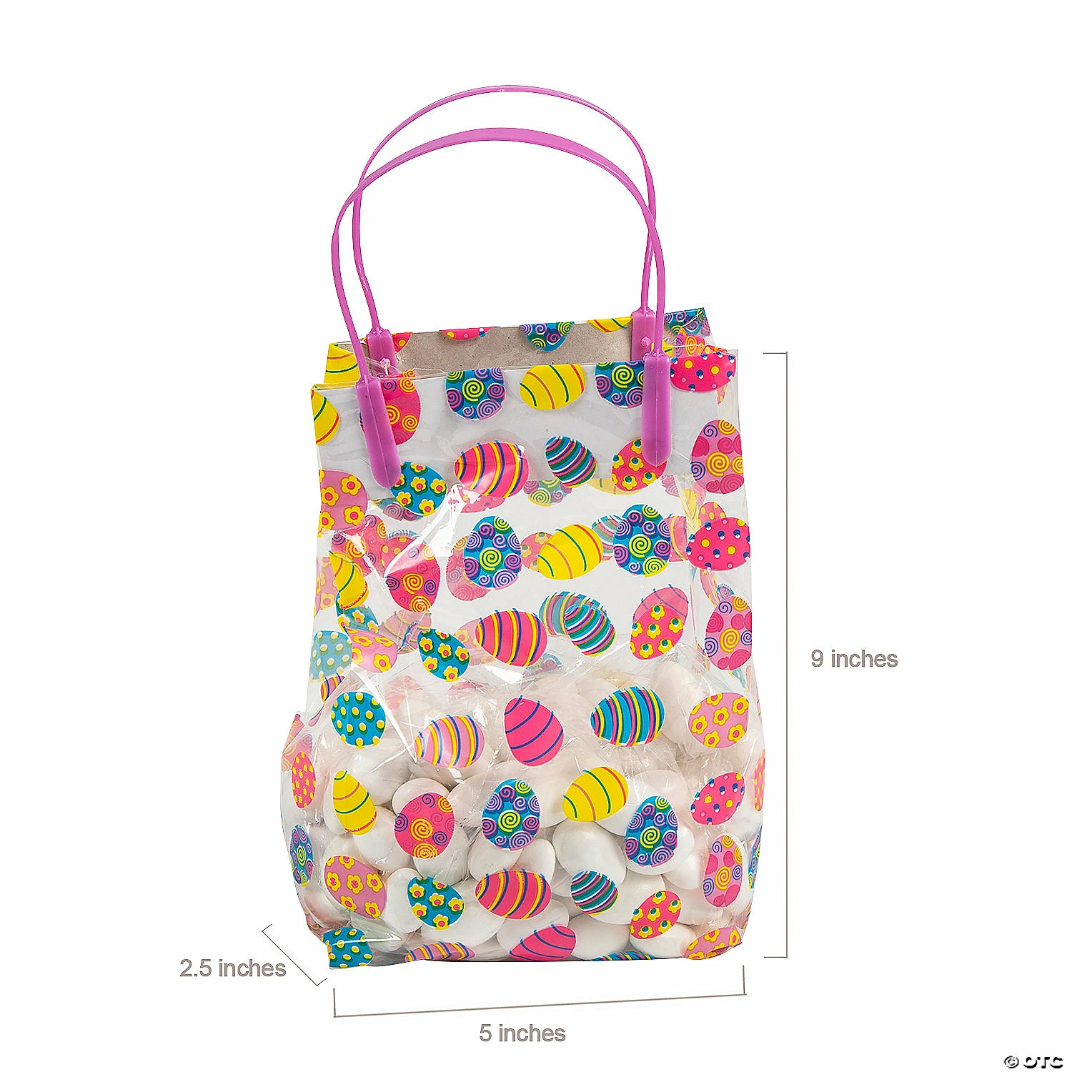 Promo π 5" x 9 1/4" Colorful Easter Pattern Plastic Goody Bags - 36 Pc. π― 2 Promo π 5" x 9 1/4" Colorful Easter Pattern Plastic Goody Bags - 36 Pc. π― - Image 2