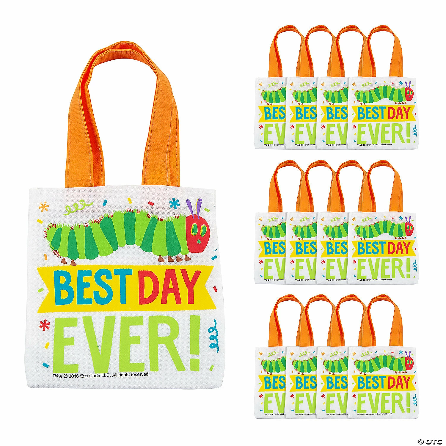 Cheapest 🔥 6 1/2" x 6" Mini Eric Carle’s The Very Hungry Caterpillar™ Nonwoven Tote Bags - 12 Pc. 🧨 1 Cheapest 🔥 6 1/2" x 6" Mini Eric Carle’s The Very Hungry Caterpillar™ Nonwoven Tote Bags - 12 Pc. 🧨