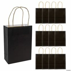 Hot Sale 🎉 6 1/2" x 9" Medium Kraft Paper Gift Bags - 12 Pc. 👏