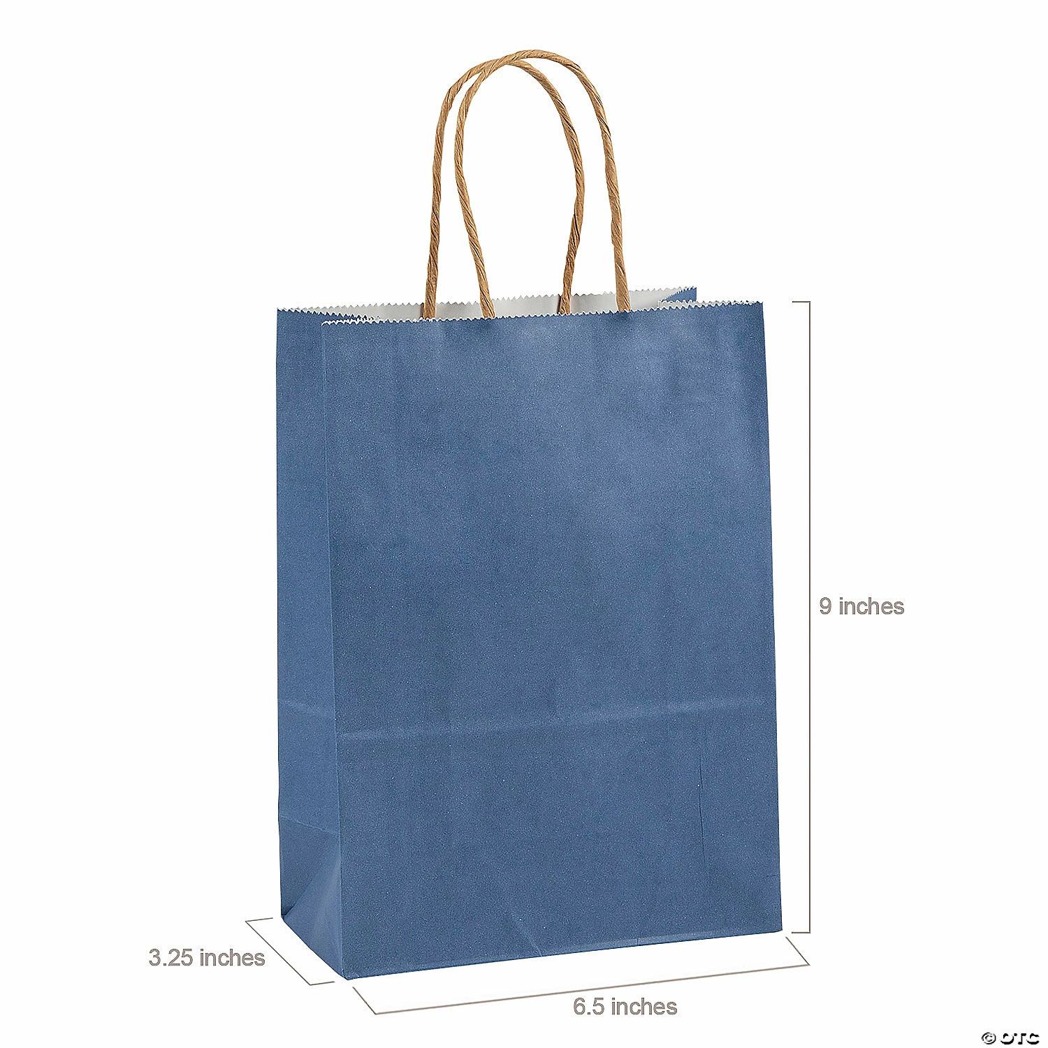 Wholesale π 6 1/2" x 9" Medium Kraft Paper Gift Bags - 12 Pc. π 2 Wholesale π 6 1/2" x 9" Medium Kraft Paper Gift Bags - 12 Pc. π - Image 2