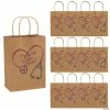 Cheapest 😍 6 1/2” x 9” Medium Nurse Kraft Paper Gift Bags - 12 Pc. 🛒