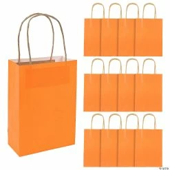 Top 10 👍 6 1/2" x 9" Medium Kraft Paper Gift Bags - 12 Pc. 👏