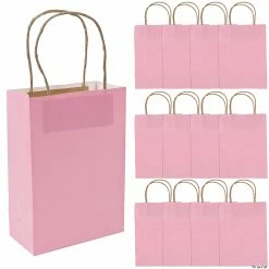 Buy π― 6 1/2" x 9" Medium Kraft Paper Gift Bags - 12 Pc. π