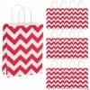 Top 10 🔥 6 1/2" x 9" Medium Chevron Kraft Paper Gift Bags - 12 Pc. 🔥
