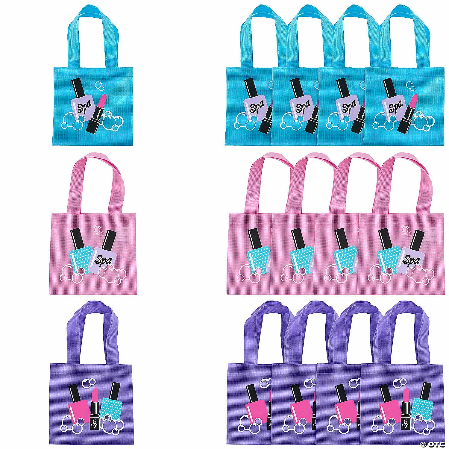 Flash Sale π 6" x 6" Mini Spa Party Nonwoven Tote Bags - 12 Pc. π 1 Flash Sale π 6" x 6" Mini Spa Party Nonwoven Tote Bags - 12 Pc. π