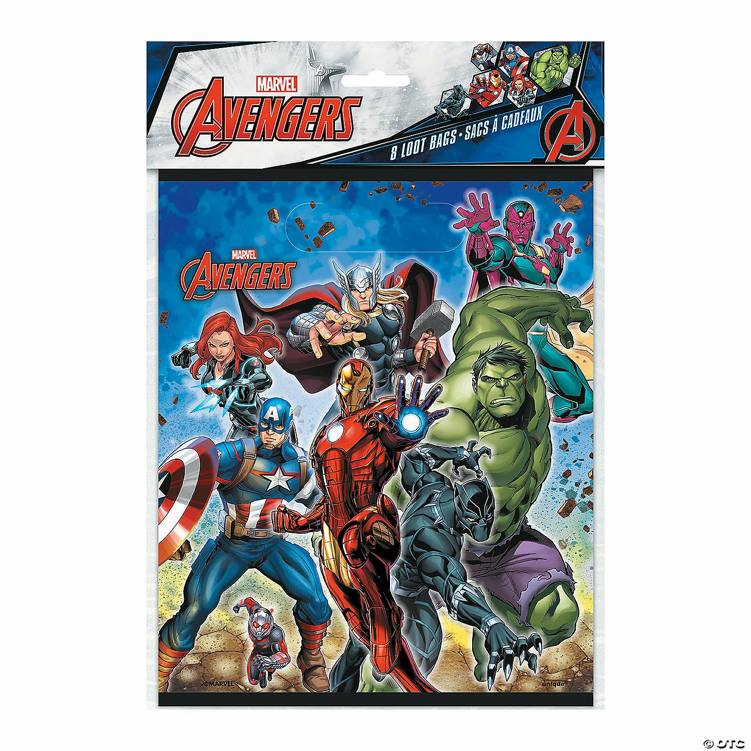 Top 10 ✨ 7 1/2" x 11" Medium Marvel Comics The Avengers™ Plastic Goody Bags - 8 Pc. 😍 2 Top 10 ✨ 7 1/2" x 11" Medium Marvel Comics The Avengers™ Plastic Goody Bags - 8 Pc. 😍 - Image 2