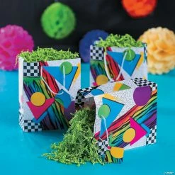 Cheap 🔥 7 1/2" x 9" Medium Awesome 80s Gift Bags - 12 Pc. 🌟 -Party Bags & Containers Shop 7 1 2 x 9 medium awesome 80s gift bags 12 pc 13801373 a02