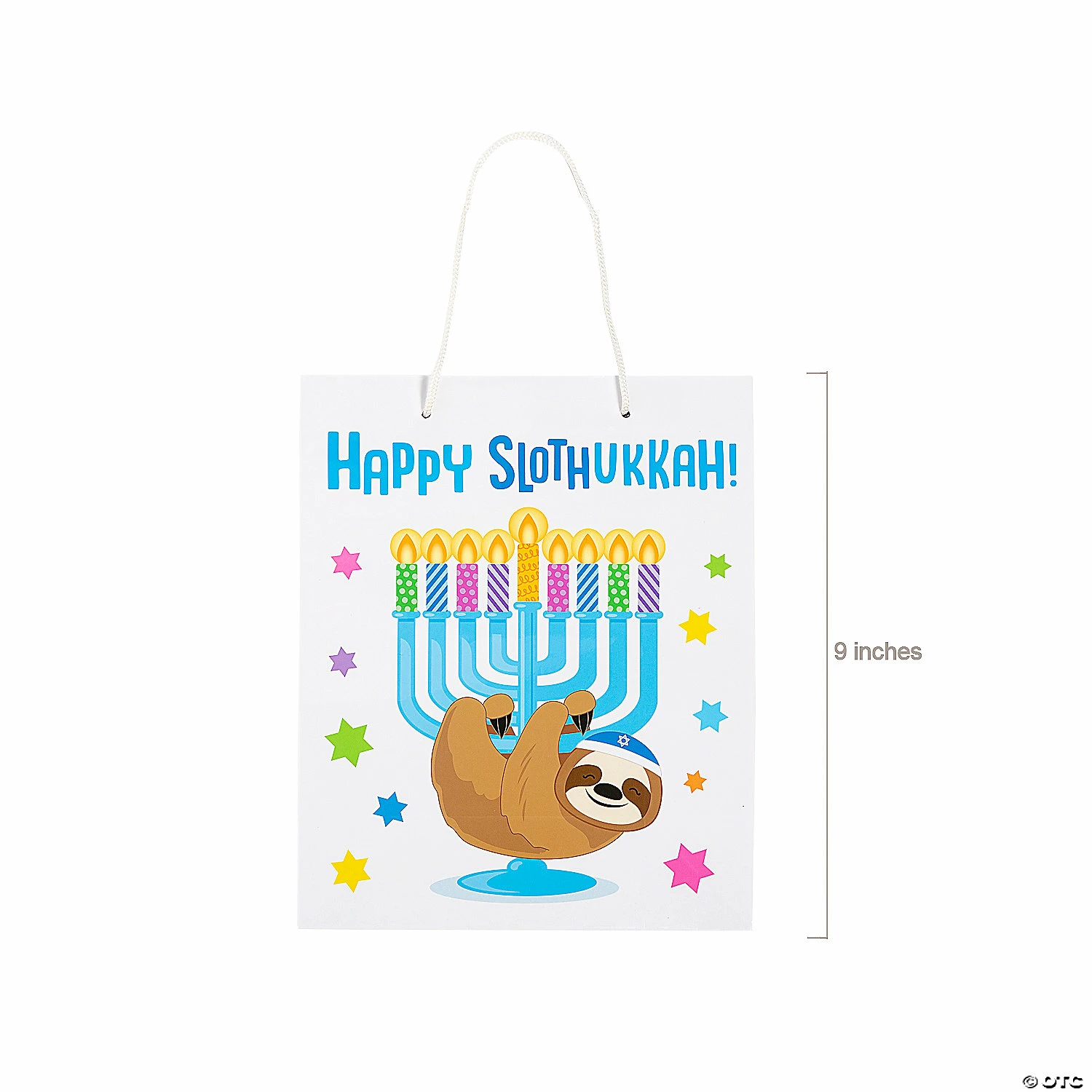 Outlet π 7 1/2" x 9" Medium Hanukkah Animal Gift Bags - 12 Pc. π― 2 Outlet π 7 1/2" x 9" Medium Hanukkah Animal Gift Bags - 12 Pc. π― - Image 2