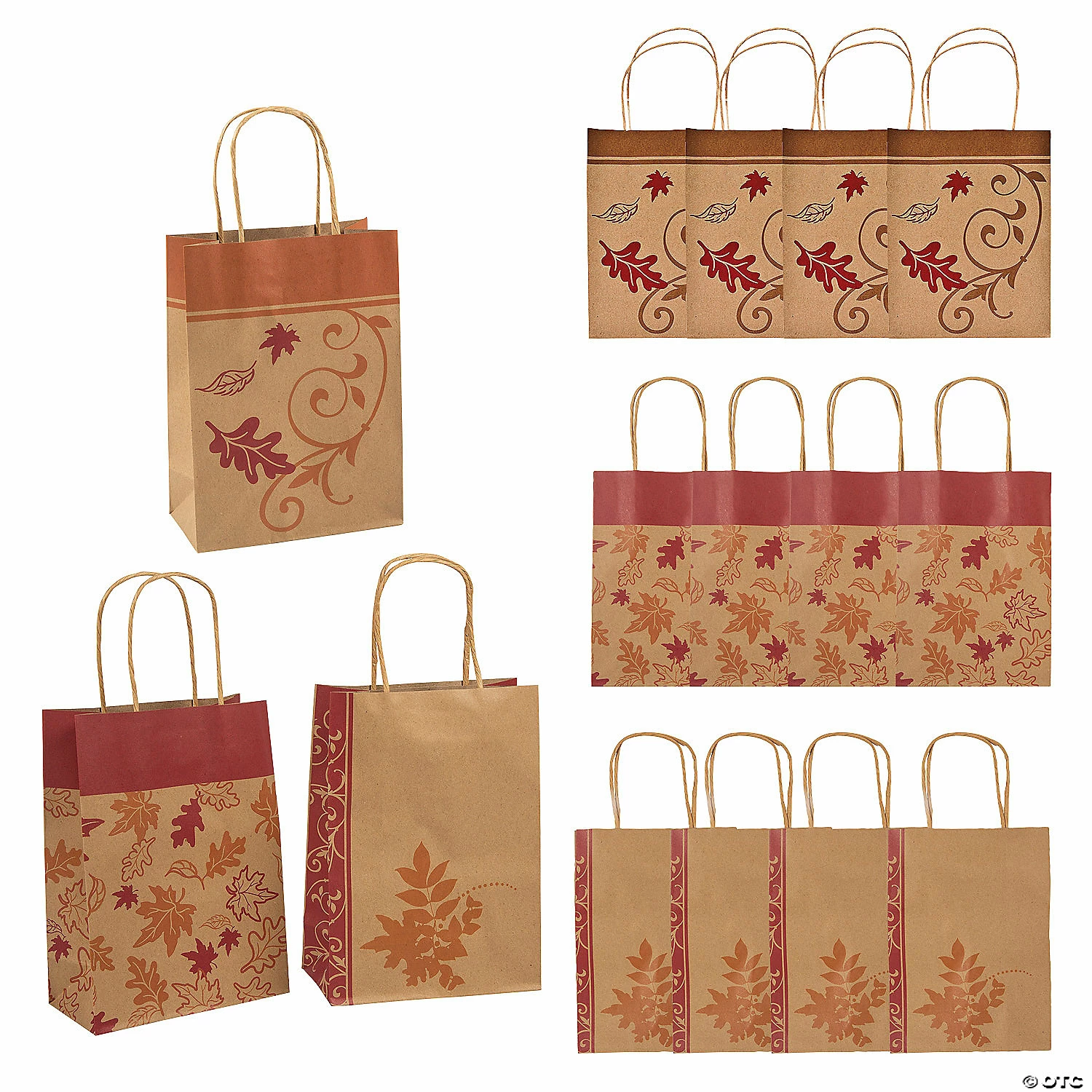 Best deal π₯° 7 1/4" x 9" Medium Fall Kraft Paper Gift Bags - 12 Pc. π 1 Best deal π₯° 7 1/4" x 9" Medium Fall Kraft Paper Gift Bags - 12 Pc. π