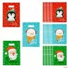 Discount 👍 8 1/2" x 12" 🎁 Christmas Icon Goody Bags - 36 Pc. 🤩