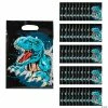 Cheap 😍 8 1/2" x 12" T-Rex Plastic Goody Bags – 50 Pc. ✨