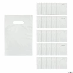Best Sale ๐งจ Solid Color Plastic Goody Bags - 50 Pc. ๐
