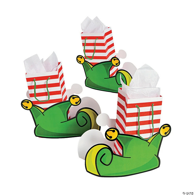 Best Sale ๐ 8 1/2" x 8" Medium Elf Boot Gift Bags - 12 Pc. โญ 1 Best Sale ๐ 8 1/2" x 8" Medium Elf Boot Gift Bags - 12 Pc. โญ
