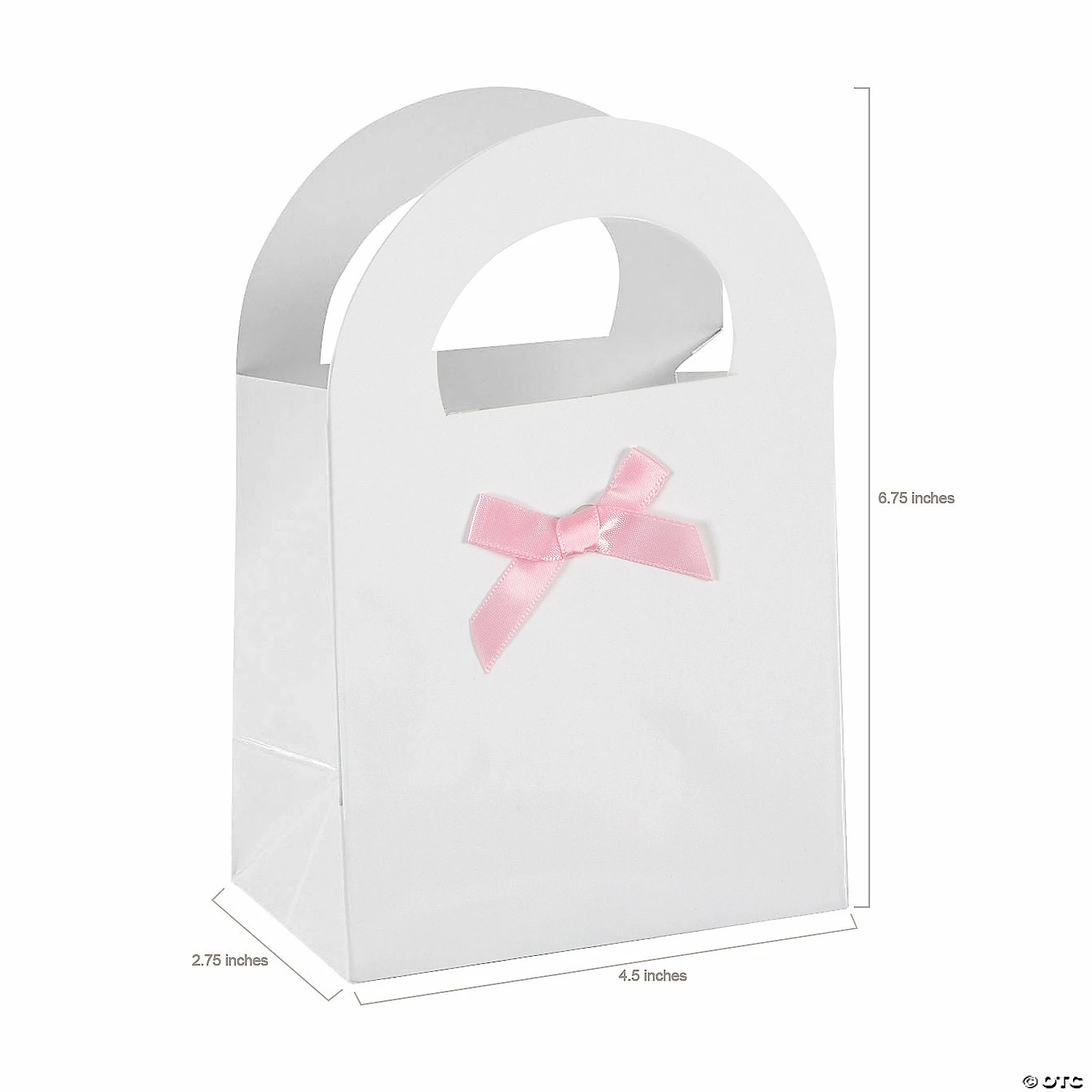Outlet π Baby Shower Paper Treat Bags with Pink Bow - 12 Pc. π€© 2 Outlet π Baby Shower Paper Treat Bags with Pink Bow - 12 Pc. π€© - Image 2