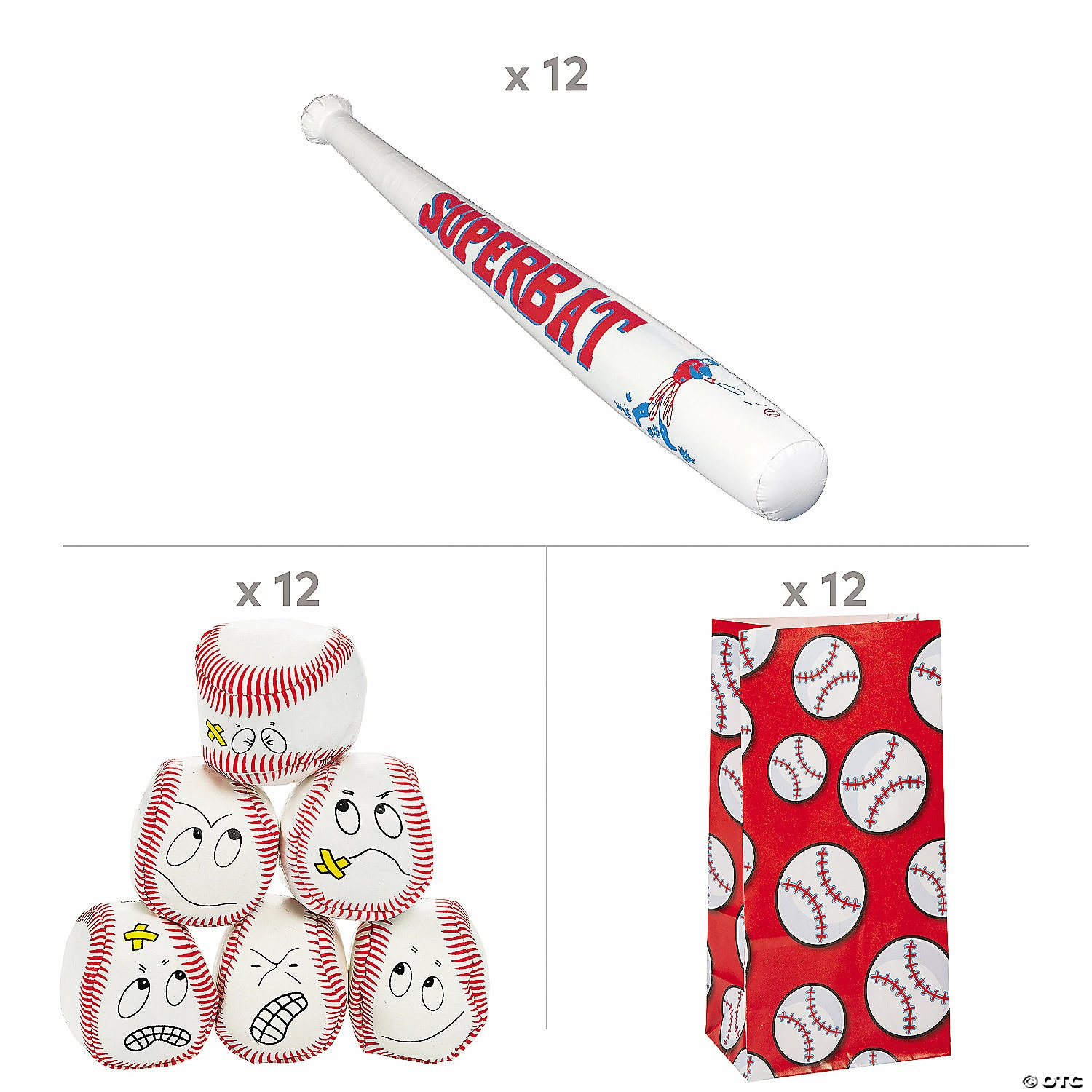 Best Pirce ๐ Baseball Party Favor Kit for 12 ๐ 2 Best Pirce ๐ Baseball Party Favor Kit for 12 ๐ - Image 2