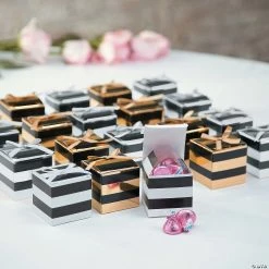 Flash Sale ⌛ Black & Gold Favor Boxes - 24 Pc. ✔️ 5 Flash Sale ⌛ Black & Gold Favor Boxes - 24 Pc. ✔️ -Party Bags & Containers Shop black and gold favor boxes 24 pc 13737958 a02